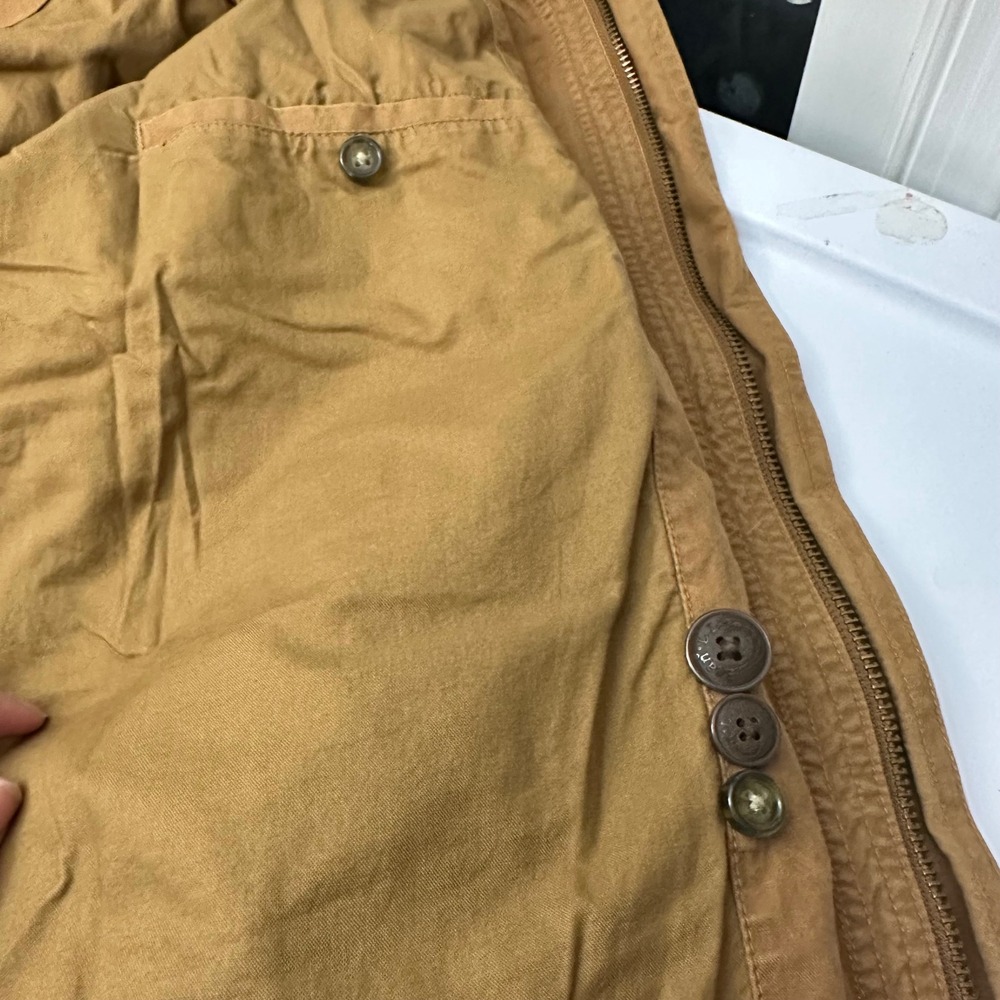 L.L. Bean Men's Vintage Tan Collared Zip Field Barn Jacket‎ Size Large Reg - Picture 9 of 10